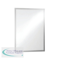 Durable Duraframe Poster Magnetic Signage Frame A1 Silver 505523