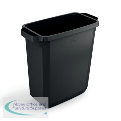 Durable Durabin Eco Bin 60 Litre Rectangular 282x590x600mm Black 1800503221