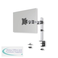 Durable Select Monitor Mount Arm for 1 Screen Up to 32 Inch with Desk Clamp Attachment 509423