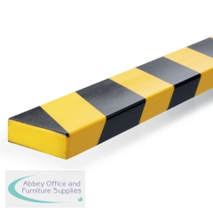 Durable Surface Protection Profile S20 Yellow/Black (Pack of 5) 1108130