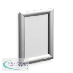 Durable Aluminium Snap Frame Notice Holder A5 Silver 479523
