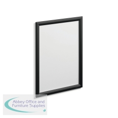 Durable Aluminium Snap Frame Notice Holder A3 Black 479701