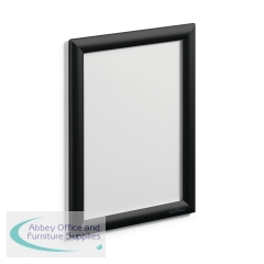 Durable Aluminium Snap Frame Notice Holder A4 Black 479601