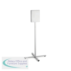 Durable Outdoor Stainless Steel Floor Stand A4 Grey 502057