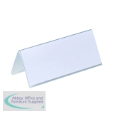 Durable Table Place Name Holder 61x150mm Clear (Pack of 25) 8050