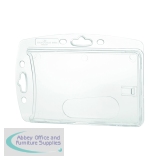 Durable Hardbox For ID Pass Clear (10 Pack) 890519