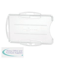 Durable ID Card Holder For 2 Cards 54x87mm Transparent (Pack of 10) 891919