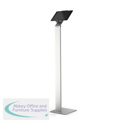 Durable Floor Tablet Stand 270x270x1215mm Silver 893223