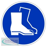 Durable Use Foot Protection Floor Sign Diameter 430mm 173306