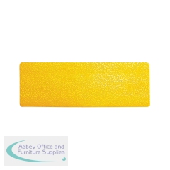 Durable Heavy Duty Adhesive Floor Marking Dash Shape Yellow (Pack of 10) 170304
