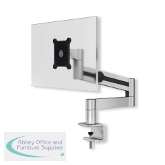 Durable Monitor Mount PRO for 1 Screen Up to 27 Inch with Desk Clamp Attachment 508323