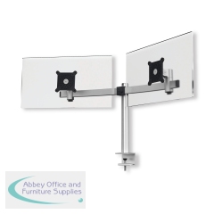 Durable Monitor Mount PRO for 2 Screens Up to 27 Inch with Desk Clamp Attachment 508523