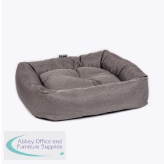 Danish Design Antibacterial Snuggle Dog/Pet Bed Medium Grey ABGYSM