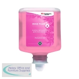 Deb Refresh Rose Foam Wash 1 Litre Cartridge (6 Pack) RFW1L