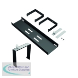 D-Line Desk Cable Tray Steel Black 604562