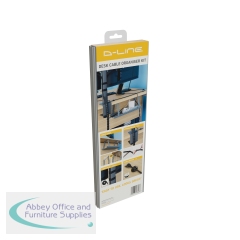 D-Line Desk Cable Organiser Kit DCK
