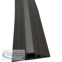D-Line Floor Cable Cover 68mmx1.8m Black FC68B