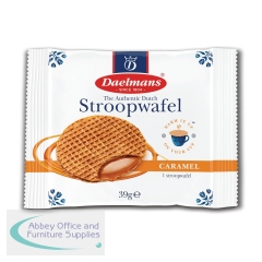 Daelmans Jumbo Caramel Stroopwafels (Pack of 24) 70101208