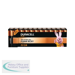 Duracell Plus AA Batteries with Power Boost (Pack of 24) 5019178