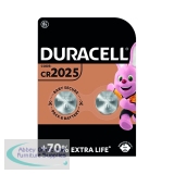 Duracell DL2025 3V Lithium Button Battery (2 Pack) 75072667