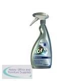 CIF Professional Stainless Steel and Glass Cleaner 750ml 7517938