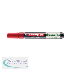 Edding E-50 Water-Based Paint Marker Medium Red (Pack of 10) 4-50-002/10