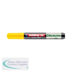 Edding E-50 Water-Based Paint Marker Medium Yellow (Pack of 10) 4-50-005/10