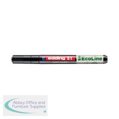 Edding E-51 Water-Based Paint Marker Fine Black (Pack of 10) 4-51-001/10