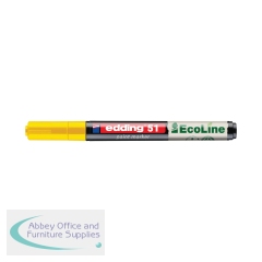 Edding E-51 Water-Based Paint Marker Fine Yellow (Pack of 10) 4-51-005/10