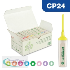 Edding 24 Ecoline Water-Based Highlighter Assorted (Pack of 48) 4-CP24