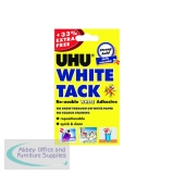 UHU White Tack 62g With 33pc Extra Free (Pack of 12) 210986000