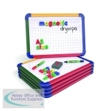 Show-me Magnetic Whiteboard A3 Gridded (5 Pack) MBA3/5