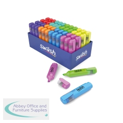 Swash Premium Highlighters Assorted (Pack of 48) HLP48A