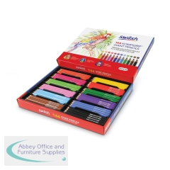 Swash Giant Triangular Colouring Pencil Classpack (Pack of 144) GTPCP144