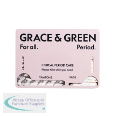 Grace and Green Compact Pad and Tampon Dispenser Acrylic Clay GG_PPD_DUAL