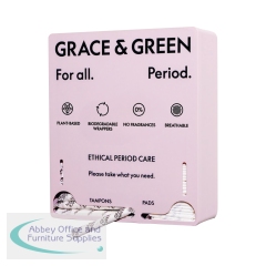 Grace and Green Standard Pad and Tampon Dispenser Acrylic Clay GG_PPD_STANDARD