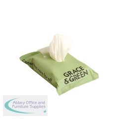 Grace and Green Biodegradable Bamboo Wipes (Pack of 25) GGWET WIPES 25
