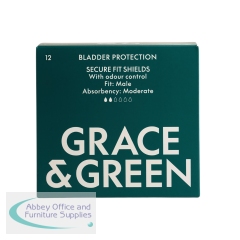 Grace and Green Bladder Support Shields M (Pack of 12) GG_BLAD_M_MOD24