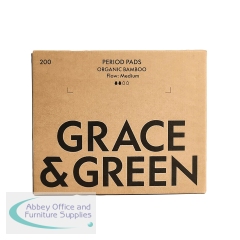 Grace and Green Bamboo Period Pads Medium (Pack of 200) EUBAMDAY_BULK_14