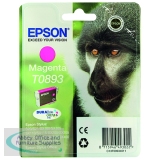 Epson T0893 Ink Cartridge DURABrite Ultra Monkey Magenta C13T08934011