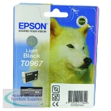 Epson T0967 Ink Cartridge Ultra Chrome K3 Husky Light Black C13T09674010