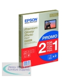 Epson Premium Glossy A4 Photo Paper 2-for-1 (15 + 15 Free Pack) C13S042169