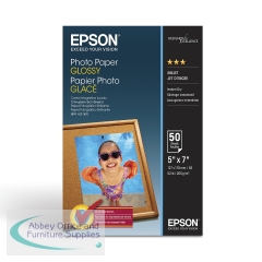 Epson Glossy Photo Paper (130 x 180mm) 200gsm (Pack of 50) C13S042545