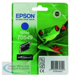 Epson T0549 Ink Cartridge Ultra Chrome Hi-Gloss Frog Blue C13T05494010