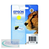 Epson T0714 Ink Cartridge DURABrite Ultra Cheetah Yellow C13T07144012