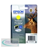 Epson T1304 Ink Cartridge DURABrite Ultra Extra High Yield Stag Yellow C13T13044012