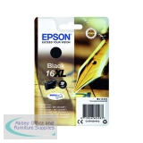 Epson 16XL Ink Cartridge DURABrite Ultra HY Pen/Crossword Black C13T16314012
