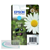 Epson 18 Home Ink Cartridge Claria Daisy Cyan C13T18024012