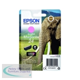 Epson 24 Ink Cartridge Photo HD Claria Elephant Light Magenta C13T24264012