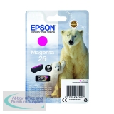 Epson 26 Ink Cartridge Premium Claria Polar Bear Magenta C13T26134012